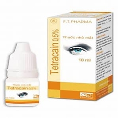 Thuốc Tetracain 0,5% gây tê bề mặt trong nhãn khoa (hộp 1 chai x 10ml)