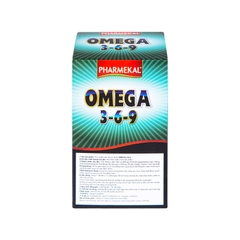 Viên uống Omega 3-6-9 Pharmekal hỗ trợ giảm nguy cơ xơ vữa động mạch (hộp 100 viên)