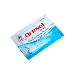 Bột pha uống Oresol 245 Domesco phòng và điều trị mất điện giải, nước trong tiêu chảy (hộp 20 gói)