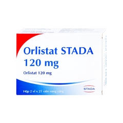 Thuốc Orlistat Stada 120mg kiểm soát cân nặng, hỗ trợ điều trị béo phì (hộp 2 vỉ x 21 viên