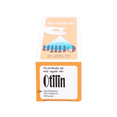 Thuốc xịt mũi Otilin 0.1% giảm ngạt mũi, sung huyết mũi (hộp 1 chai x 15ml)