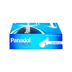 Viên sủi Panadol giảm đau, hạ sốt (hộp 6 vỉ x 4 viên)