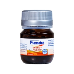 Viên uống Pharmaton Energy nhân sâm tăng cường sức khỏe, giảm mệt mỏi (hộp 1 chai x 30 viên)