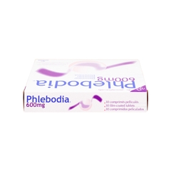 Thuốc Phlebodia 600mg điều trị trĩ, suy giãn tĩnh mạch (hộp 2 vỉ x 15 viên)