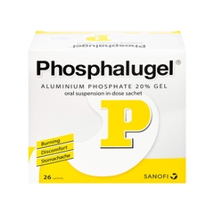 Hỗn dịch uống Phosphalugel giảm độ axit của dạ dày (hộp 26 gói x 20g)