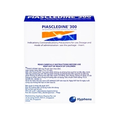 Viên nang cứng Piascledine 300 điều trị thoái hóa xương khớp (hộp 1 vỉ x 15 viên)