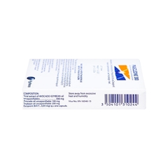 Viên nang cứng Piascledine 300 điều trị thoái hóa xương khớp (hộp 1 vỉ x 15 viên)