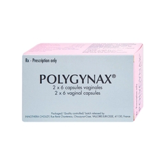 Viên đặt âm đạo Polygynax điều trị viêm âm đạo, âm hộ (hộp 2 vỉ x 6 viên)