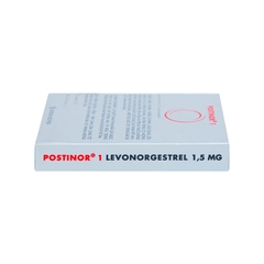 Thuốc Postinor 1 tránh thai khẩn cấp trong vòng 72 giờ (hộp 1 viên)