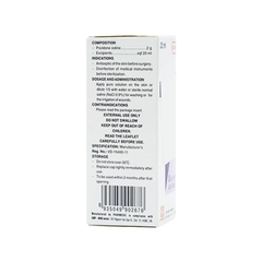 Dung dịch sát khuẩn Povidine 10% Pharmedic ngăn ngừa nhiễm khuẩn vết thương (hộp 1 chai x 20ml)