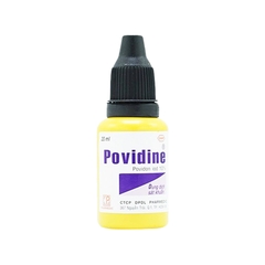 Dung dịch sát khuẩn Povidine 10% Pharmedic ngăn ngừa nhiễm khuẩn vết thương (hộp 1 chai x 20ml)