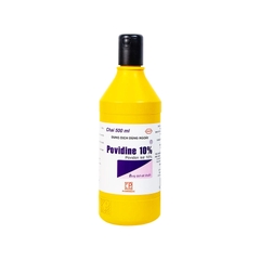 Dung dịch sát khuẩn Povidine 10% Pharmedic ngăn ngừa nhiễm khuẩn vết thương (chai 500ml)