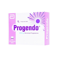 Thuốc Thuốc Progendo 200mg điều trị tăng sản nội mạc tử cung (hộp 2 vỉ x 15 viên)