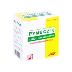 Thuốc Pyme Cz10 điều trị viêm mũi dị ứng, mày đay (hộp 10 vỉ x 10 viên)