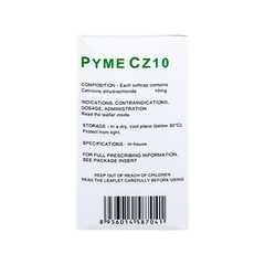 Thuốc Pyme Cz10 điều trị viêm mũi dị ứng, mày đay (hộp 10 vỉ x 10 viên)
