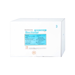 Thuốc bơm trực tràng Rectiofar điều trị táo bón (hộp 50 ống x 3ml)