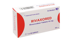 Thuốc Rivaxored 10mg phòng ngừa thuyên tắc huyết khối tĩnh mạch (hộp 1 vỉ x 10 viên)