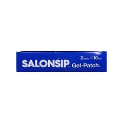Cao dán Salonsip Gel - Patch giảm đau, kháng viêm cơ khớp (hộp 10 gói x 2 miếng)