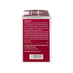 Thuốc Sâm Nhung Bổ Thận TW3 dưỡng huyết tư âm, bổ thận, cố tinh (hộp 1 chai x 30 viên)