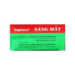 Thuốc Sáng Mắt Traphaco dự phòng và điều trị các bệnh lý về mắt (hộp 3 vỉ x 10 viên)