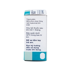 Thuốc nhỏ mắt Sanlein 0.3% điều trị rối loạn biểu mô kết giác mạc (hộp 1 chai x 5ml)