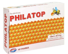 Thực phẩm bảo vệ sức khỏe Philatop HP hỗ trợ tăng cường sức khỏe (hộp 4 vỉ x 5 ống)
