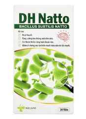 Viên nang mềm DH Natto hỗ trợ hoạt huyết, tăng cường máu lên não (hộp 1 chai x 30 viên)