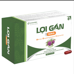 Lợi gan Soha hỗ trợ cải thiện chức năng gan (hộp 6 vỉ x 10 viên)