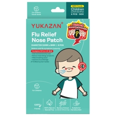 Miếng dán giảm cảm cúm cho trẻ em Yukazan (hộp 6 miếng)