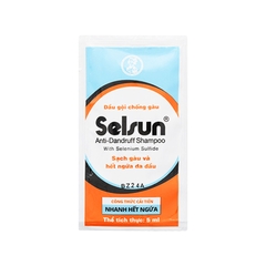 Dầu gội Selsun Anti-Dandruff Shampoo sạch gàu và hết ngứa da đầu (gói 5ml)