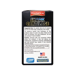 Thực phẩm bảo vệ sức khỏe Shark Cartilage Pharmekal (hộp 1 chai x 60 viên)