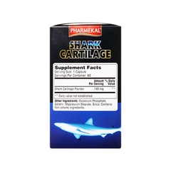 Thực phẩm bảo vệ sức khỏe Shark Cartilage Pharmekal (hộp 1 chai x 60 viên)