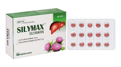 Thuốc Silymax điều trị các trường hợp rối loạn chức năng gan (hộp 4 vỉ x 15 viên)