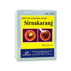 Thuốc Sirnakarang F điều trị sỏi đường tiết niệu (hộp 10 gói)