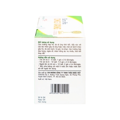 Siro ho Ong Vàng hỗ trợ giảm ho, rát họng (hộp 30 gói x 5ml)