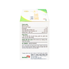 Siro ho Ong Vàng hỗ trợ giảm ho, rát họng (hộp 30 gói x 5ml)