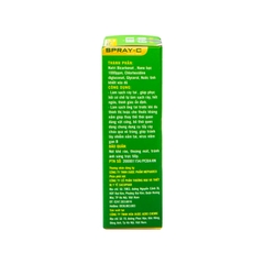 Phun sương Spray-C Nano Bạc  vệ sinh ta (hộp 1 chai x 15ml)