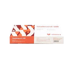 Viên đặt âm đạo Stadmazol 100 điều trị viêm âm đạo (hộp 1 vỉ x 6 viên)