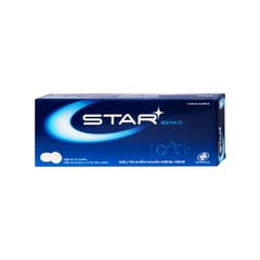Viên ngậm Star Benko điều trị nhiễm khuẩn miệng, họng (hộp 2 vỉ x 12 viên)