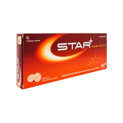 Viên ngậm Star Cough Relief giảm tạm thời triệu chứng ho (hộp 2 vỉ x 12 viên)