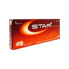 Viên ngậm Star Cough Relief giảm tạm thời triệu chứng ho (hộp 2 vỉ x 12 viên)