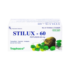 Thuốc Stilux-60 giảm lo âu, mất ngủ (hộp 10 vỉ x 10 viên)