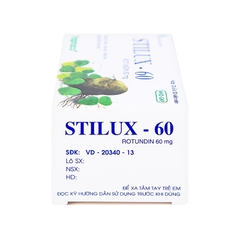 Thuốc Stilux-60 giảm lo âu, mất ngủ (hộp 10 vỉ x 10 viên)