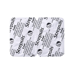 Viên ngậm Strepsils Cool kháng khuẩn, giảm đau họng (hộp 2 vỉ x 12 viên)