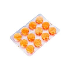 Viên ngậm Strepsils Orange with Vitamin C điều trị đau họng (hộp 2 vỉ x 12 viên)
