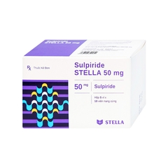 Thuốc Sulpiride Stella 50mg điều trị chứng lo âu (hộp 10 vỉ x 10 viên)