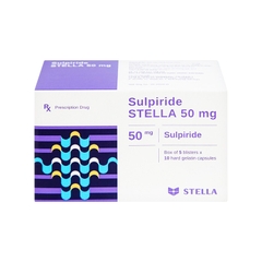 Thuốc Sulpiride Stella 50mg điều trị chứng lo âu (hộp 10 vỉ x 10 viên)