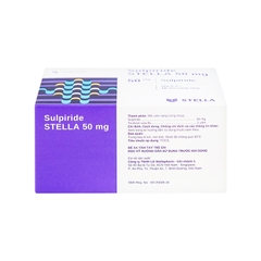 Thuốc Sulpiride Stella 50mg điều trị chứng lo âu (hộp 10 vỉ x 10 viên)