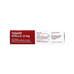 Thuốc Tadalafil Stella 10mg trị rối loạn cương dương (hộp 1 vỉ x 2 viên)
