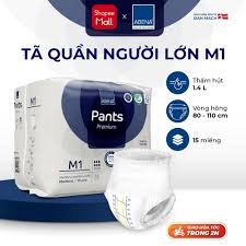 Tã quần người lớn Abena Pants Premium M1 (gói 15 miếng)